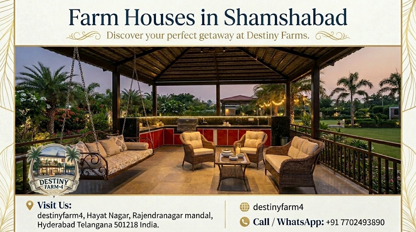 Best Farmhouse Near Shamshabad for the Perfect Weekend Stay
